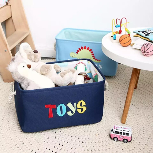 Imagen 9 de 10 de Organizador Cesto Infantil 37x33cm Quo Baby