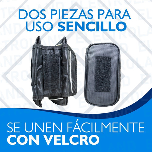 Imagen 5 de 10 de Bolso Porta Celular Táctil Bicicleta Impermeable Alforja