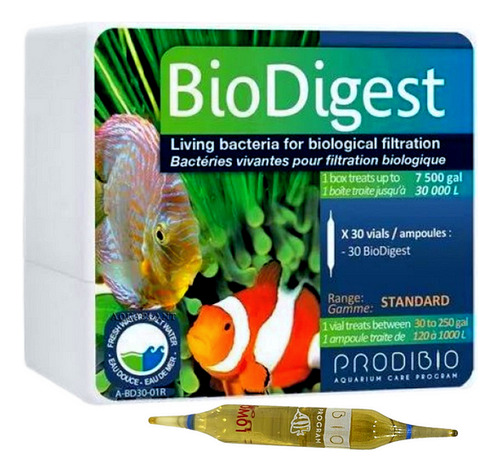 Acelerador Biológico Biodigest E Bioptim 2 Ampolas Cada