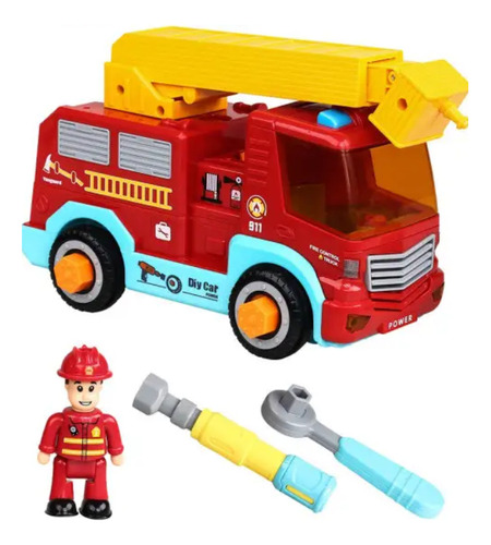 Camion De Bomberos Con Sonido 2396026 Shine Color
