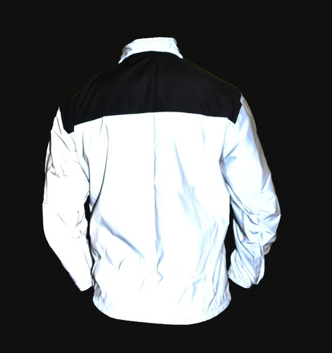 Imagen 2 de 4 de Chaqueta 70% Reflectiva Cortaviento Motociclista, Ciclista.