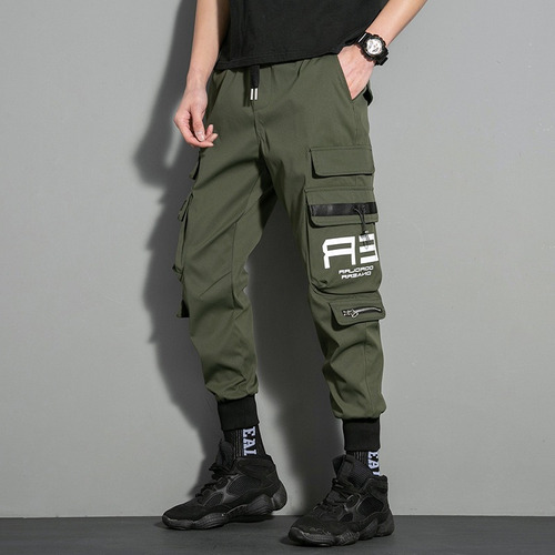 Pantalón Cargo Holgado De Talla Grande Para Hombre