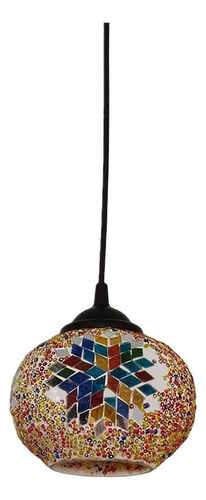 Lámpara Colgante Turca De Mosaico, Accesorio Hecho ,
