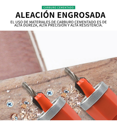 Juego De Perforadoras Con Orificios Cónicos, 6 Piezas