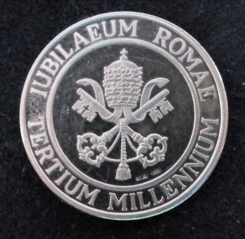 Medalla Vaticano 3er Milenio. Jubileo Roma. Plata