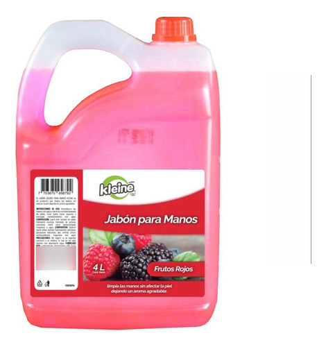 Jabon Liquido Frutos Rojos X4000ml Kle - L a $39900