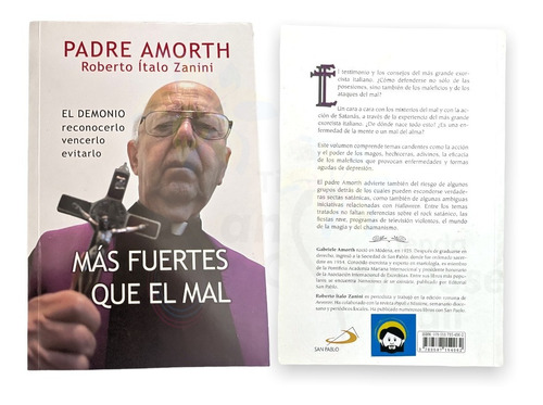 Imagen 3 de 3 de Libro Más Fuerte Que El Mal - Padre Gabrielle Amorth