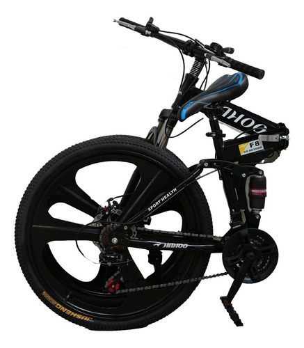 Imagem 2 de 5 de Bicicleta Dobrável 21 Velo Aro 24 Alumínio Freio Disco Duplo