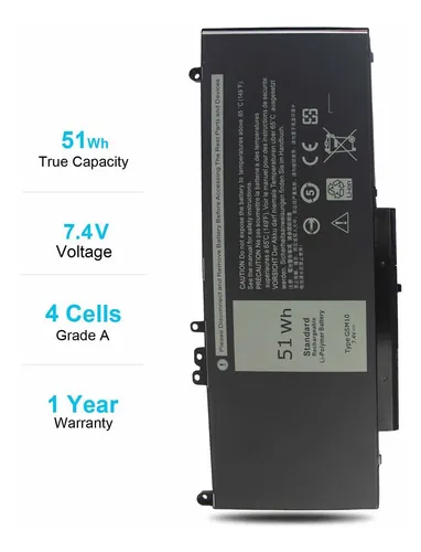 Bateria G5m10 Dell Latitude E5550 E5450 15.6 Inch 8v5gx R9xm