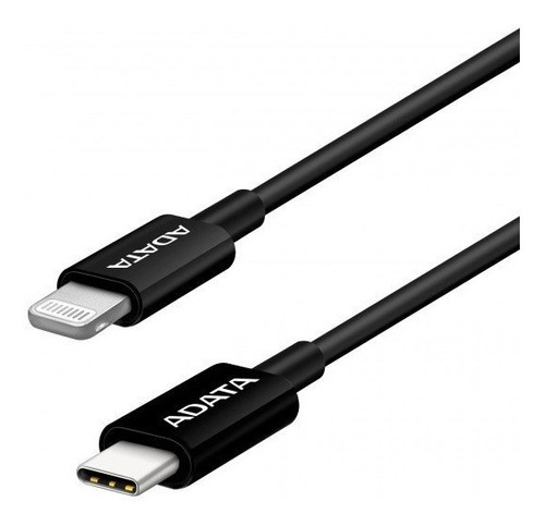 Cable Usb Tipo C A Lightning 1m Adata Negro