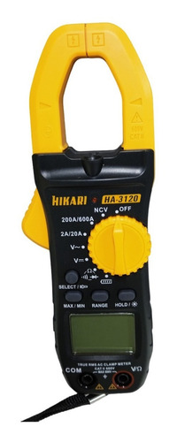 Alicate amperímetro digital Hikari HA-3120 600A