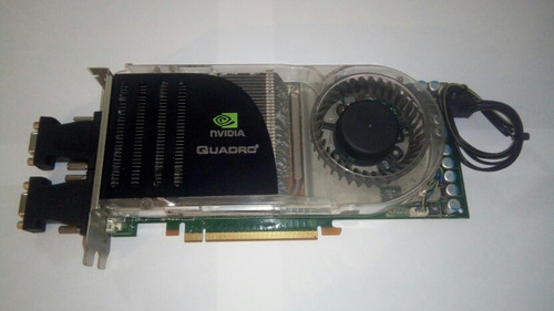 Tarjeta De Video Nvidia Quadro Fx 4600  Pcie Dual Vga 768 Mb