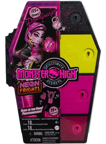 Monster High Neon Draculaura Skulltimate - Envio Gratis