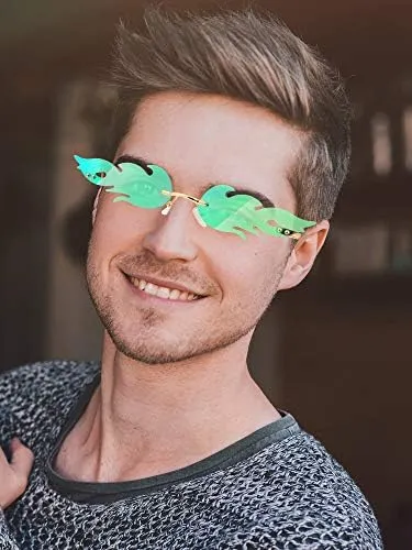 Gafas de sol online en forma de llama