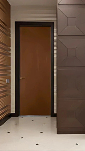 Puertas De Madera Marron Entamborada De Primera