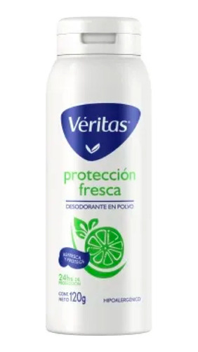 Veritas Talco X120 Protección Fresca X4