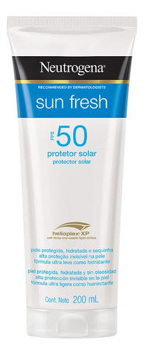 Protector Solar Corporal Neutrogena Sunfresh Fps 50 - 200ml