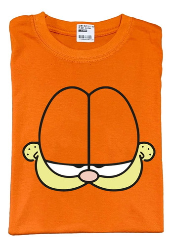 Camiseta Estampada Cara Garfield 