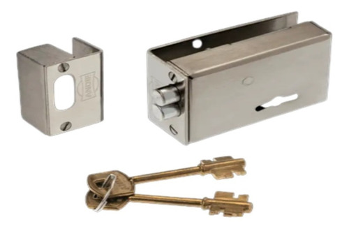 Imagen 3 de 4 de Cerrojo Andif 854 Para Puerta De Cristal.