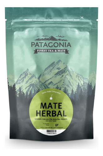 Yerba Mate Compuesta Patagonia Mate Herbal X 150 G