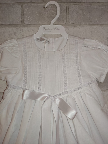 Vestido Mandrião  De Linho Longo Batizado 