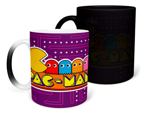 Taza / Tazon Magico Juego Arcade Pac Man - Printek