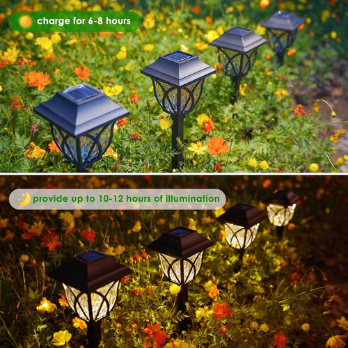 Luces Solares Led Impermeables Para Exteriores 2 Ud