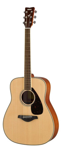 Guitarra Acústica Yamaha Fg820 Diestros Natural Brillante