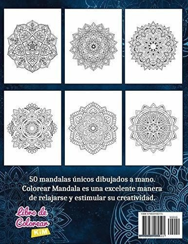 Arte De Mandala Mandalas Con Delicados Adornos...., De Kim, Libro De Colorear. Editorial Independently Published En Español