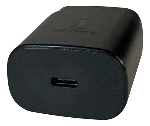 Cargador Cuadro 25w Carga Rápida Para Samsung Galaxy Android Negro