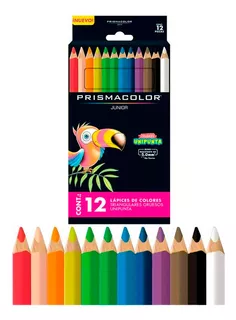 Colores Triangular Gruesos 12 Und Prismacolor Junior 2153013