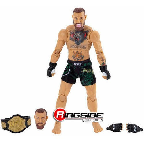 Ufc Conor Mcgregor Boneco + Cinturao 2 Cabeças Bandeira Mma