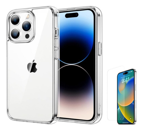 Para iPhone 15 / Plus / Pro / Max - Case Clear Pack 2 En 1 