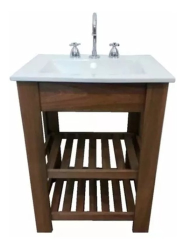 Vanitory De Madera 50 Con Bacha