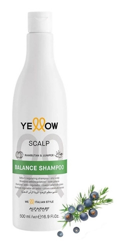 Balance Shampoo Antigraso Yellow Scalp 500ml, Cabello Graso