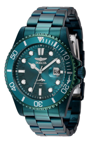 Reloj Para Hombres Invicta Pro Diver 40886 Verde