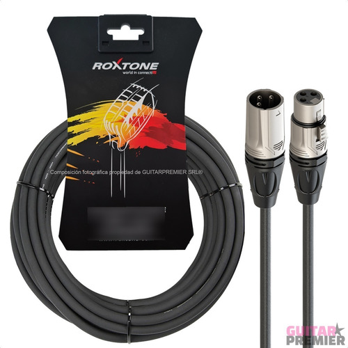 Cable Micrófono Canon Canon Xlr Dmx 10m Balanceado Reforzado