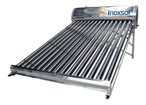 Imagen 3 de 5 de Calentador Solar Inoxsol / 15 Tubos - 180 Lts / 4 Personas