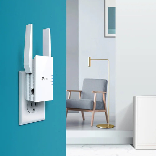Repetidor De Wifi Doble Banda Ax1500 Color Blanco Tp-link
