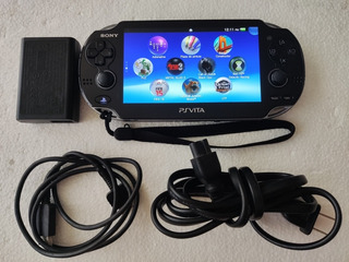 Psvita Sony Playstation Vita Slim Pch-1010 Negra + Juegos