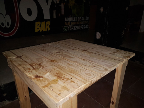 Mesa De Pino 70x70 Cm