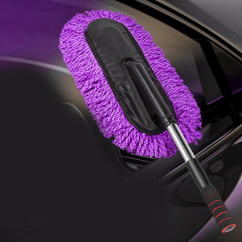 Hjq Cepillo De Coche Con Mango Telescópico Extensible Para
