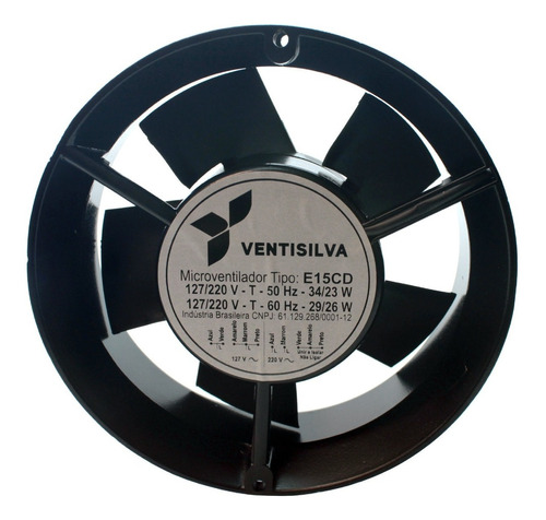 Mega Oferta Do Micro Ventilador Ventisilva Tipo E15 Alumínio