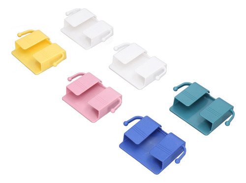 Caja Autoadhesiva Soporte Teléfono Del Soporte De Pared 6pcs