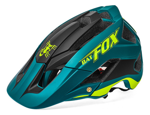 Batfox - Casco Ultraligero Para Bicicleta De Montaña De Carr Color Verde Talla L(56-62CM)