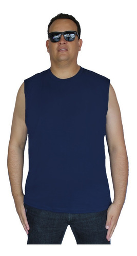 Imagem 3 de 5 de Camiseta Regata Machão Plus Size Masculina Extra Big Grande