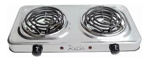 Cocina Eléctrica 2 Hornillas Cromada 110v Nueva - Tienda