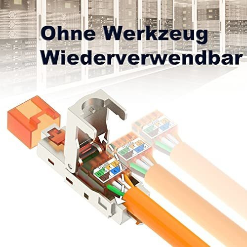 Conector Rj45 Cat7 Sin Herramientas Leenue Toolless Rj45 Ter