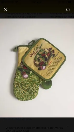 Guante Y Agarrador De Cocina