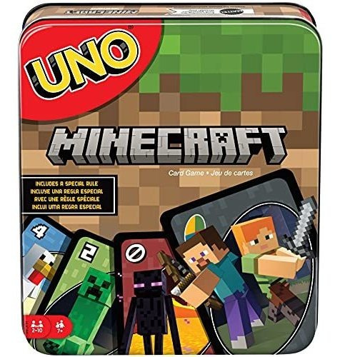 Juego De Cartas Uno De Minecraft En Almacenamiento, Baraja C